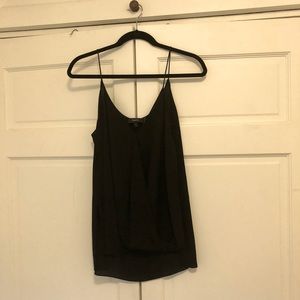 Theory Black Silk Tank size L